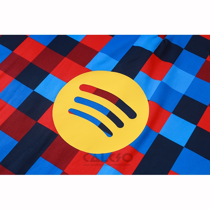 Tuta da Track di Felpa FC Barcellona Bambino 2026-2027 Blu Rosso